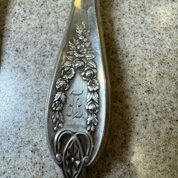 1847 Rogers Bros XS Triple Plate Old Colony 4 piece serving pieces.  Art Novo. - Picture 9 of 9